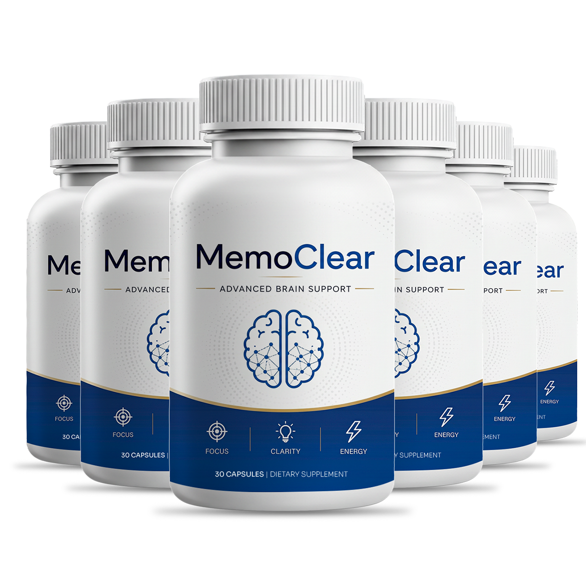 MemoClear 6 Bottles 180 Day Supply